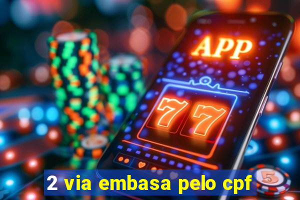 2 via embasa pelo cpf