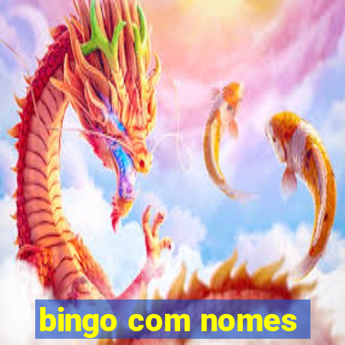 bingo com nomes