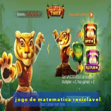 jogo de matematica reciclavel